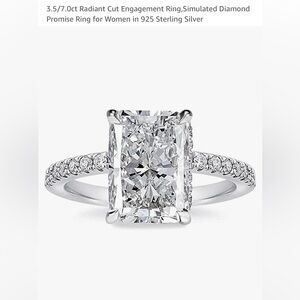 New 3.5CT. CZ Ring